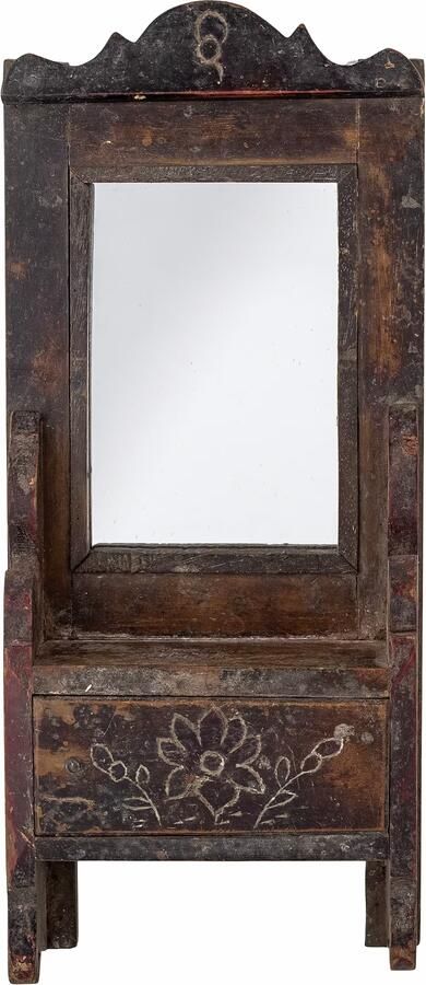 Bloomingville Spiegel Sehar Hout 43 x 18cm Bruin