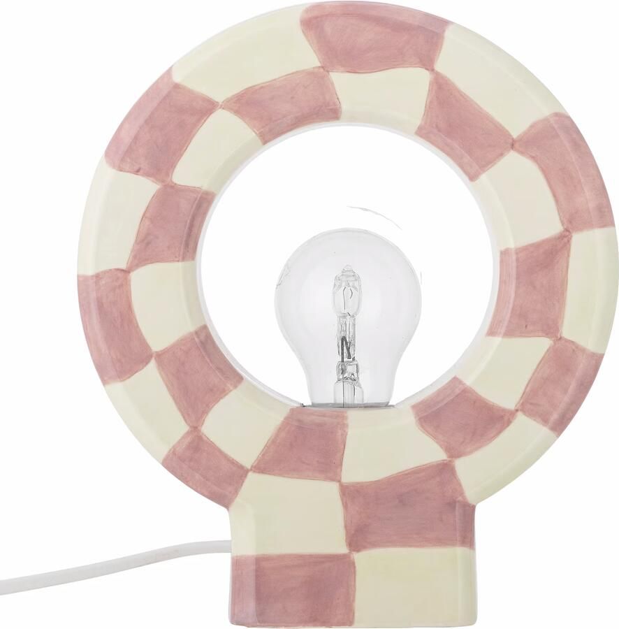 Bloomingville Tafellamp Vialini 24cm hoog Roze