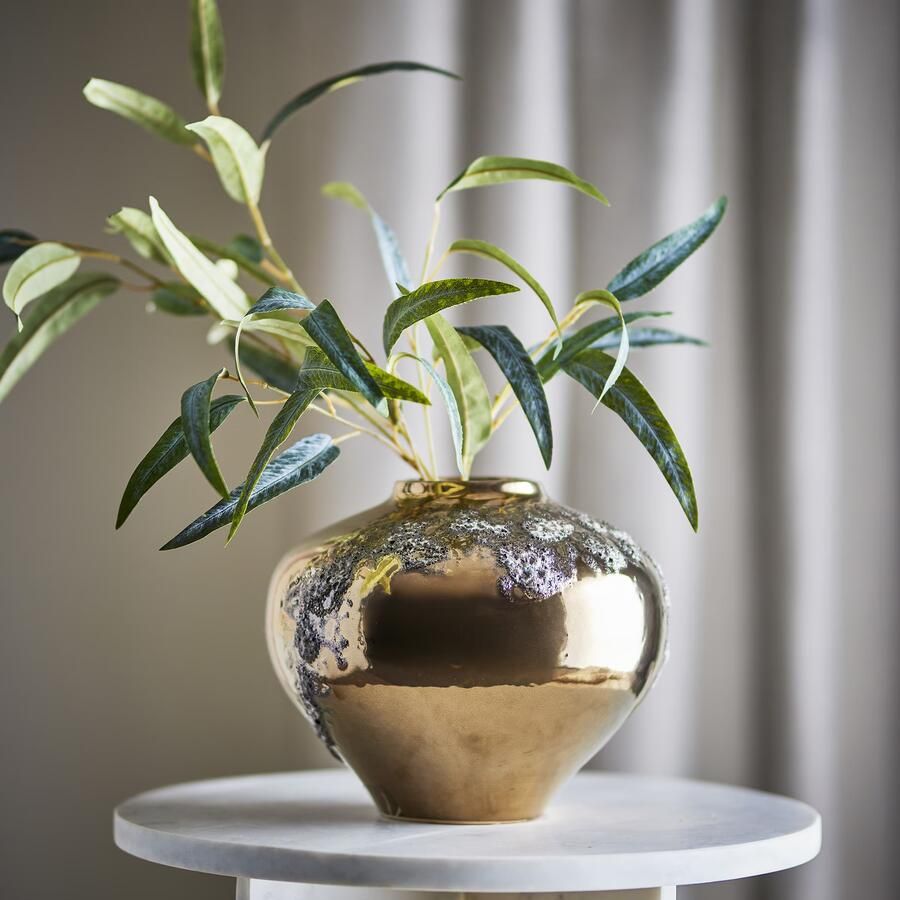 Bloomingville Vaas Ellison 26cm hoog Brons