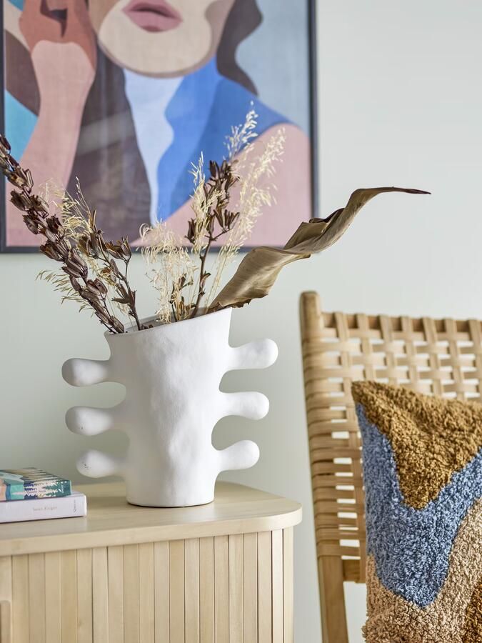 Bloomingville Vaas Pernilla 26cm hoog Wit
