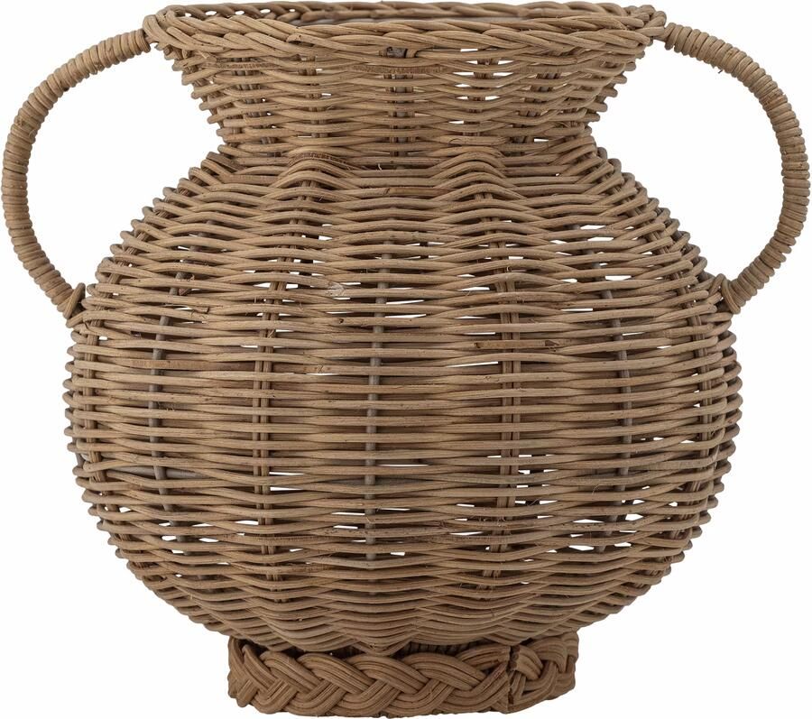Bloomingville Vaas Uni Rotan 25cm hoog Naturel