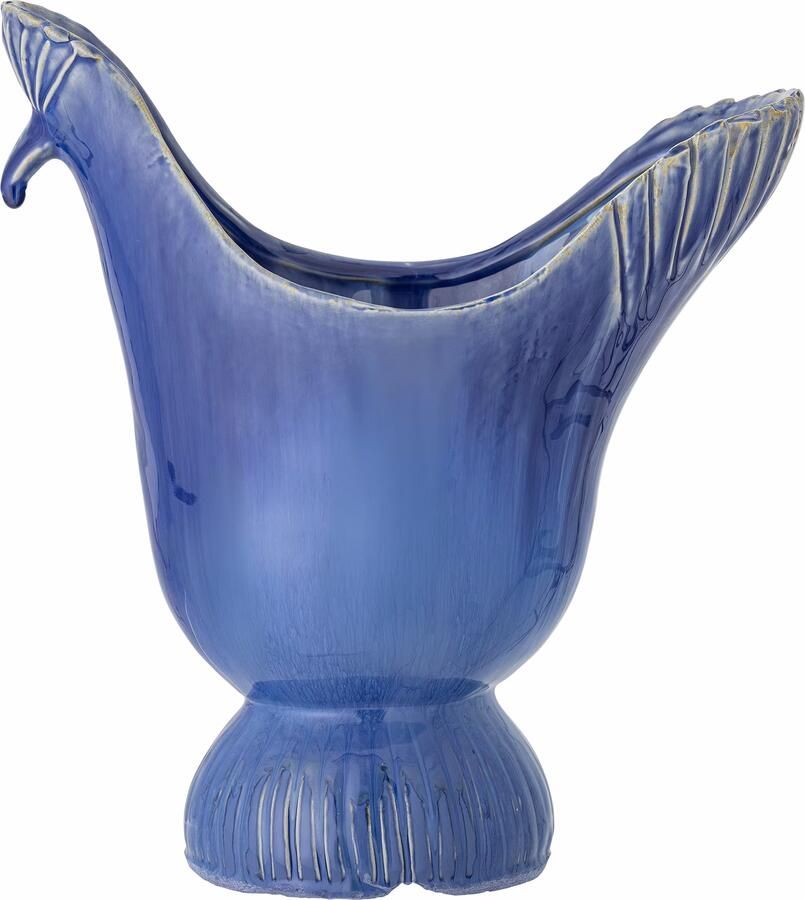 Bloomingville Vaas Wylie 29cm hoog Blauw
