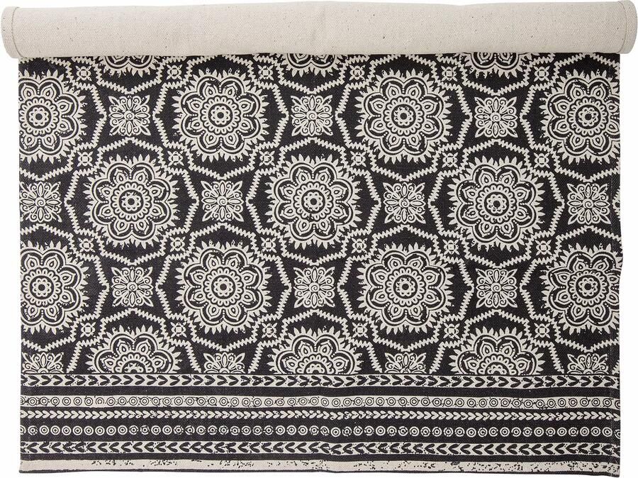 Bloomingville Vloerkleed Aco 120 x 180cm Zwart