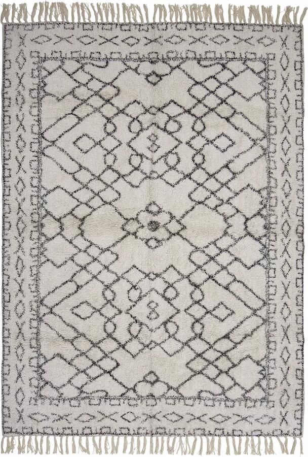 Bloomingville Vloerkleed Jaqueline 140 x 200cm Wit