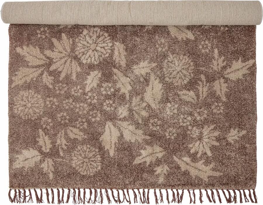 Bloomingville Vloerkleed Malu 140 x 200cm Bruin