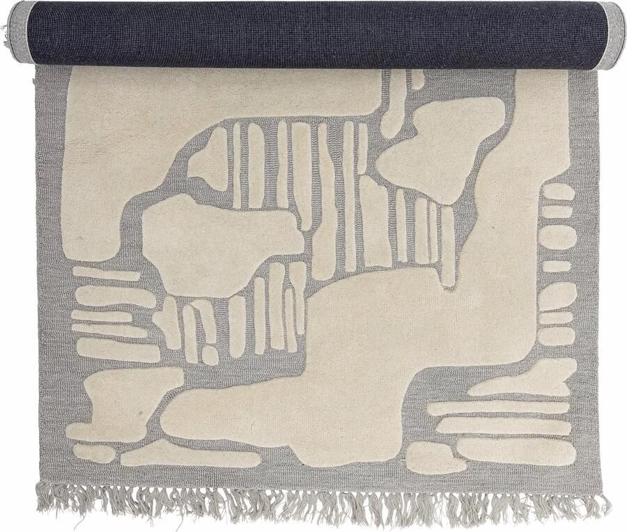 Bloomingville Vloerkleed Napoli 200 x 140cm Grijs