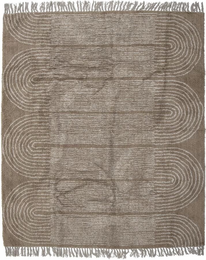 Bloomingville Vloerkleed Zeynep 150 x 215cm Bruin