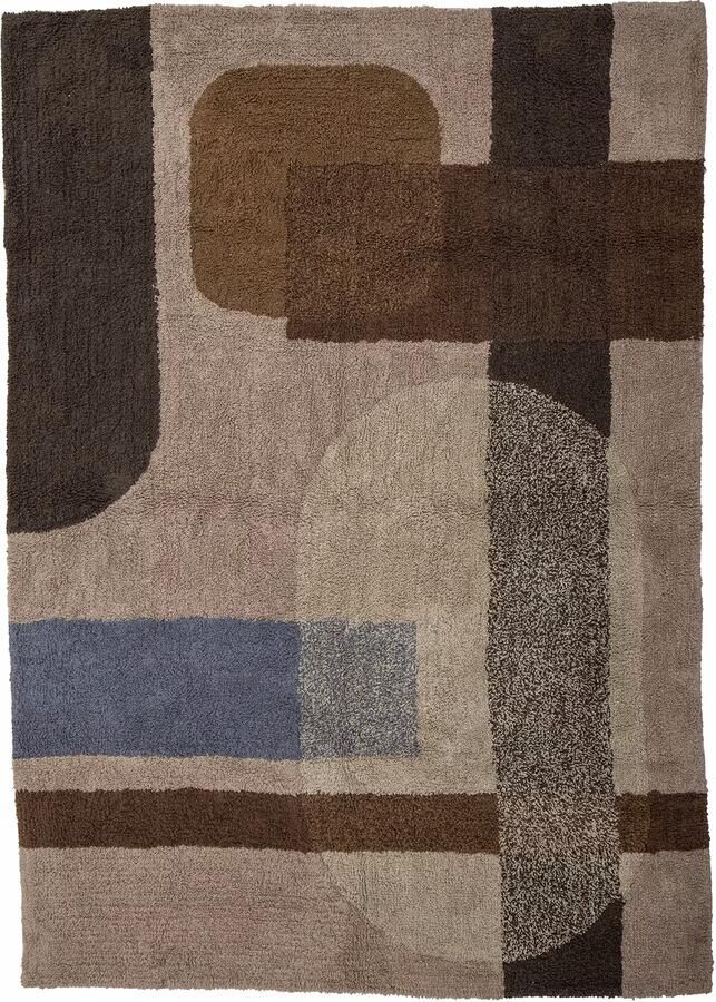 Bloomingville Vloerkleed Zofia 140 x 200cm Bruin