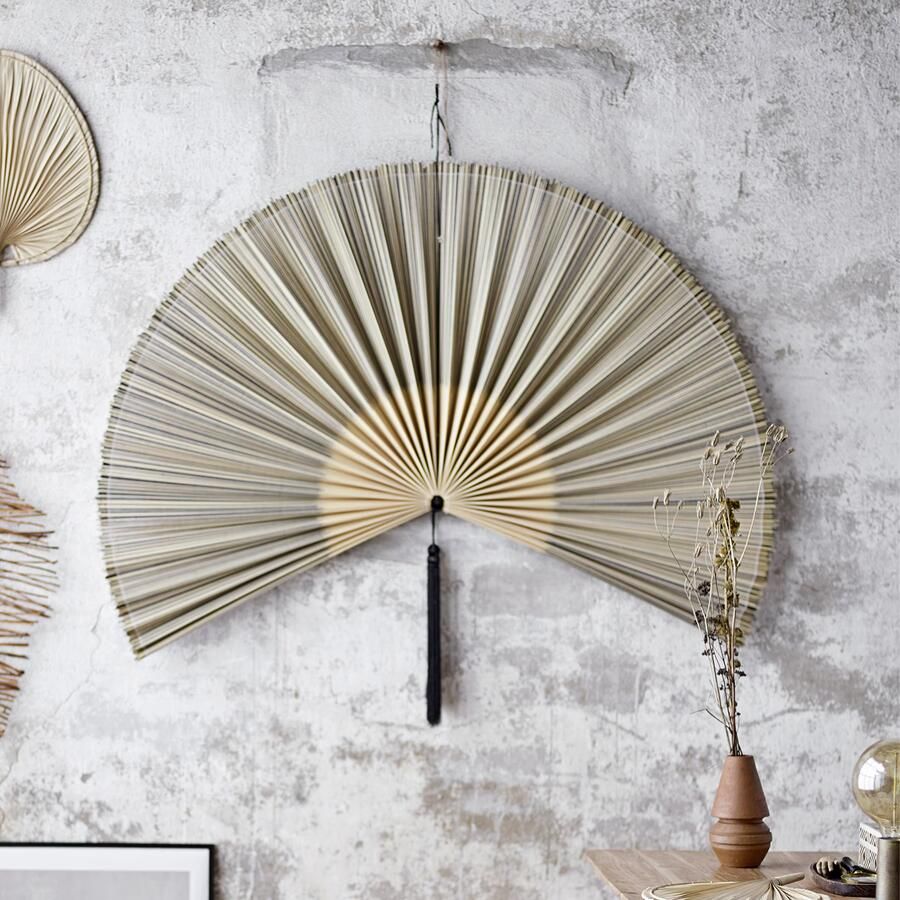 Bloomingville Wanddecoratie Jaime Bamboe Beige Zwart