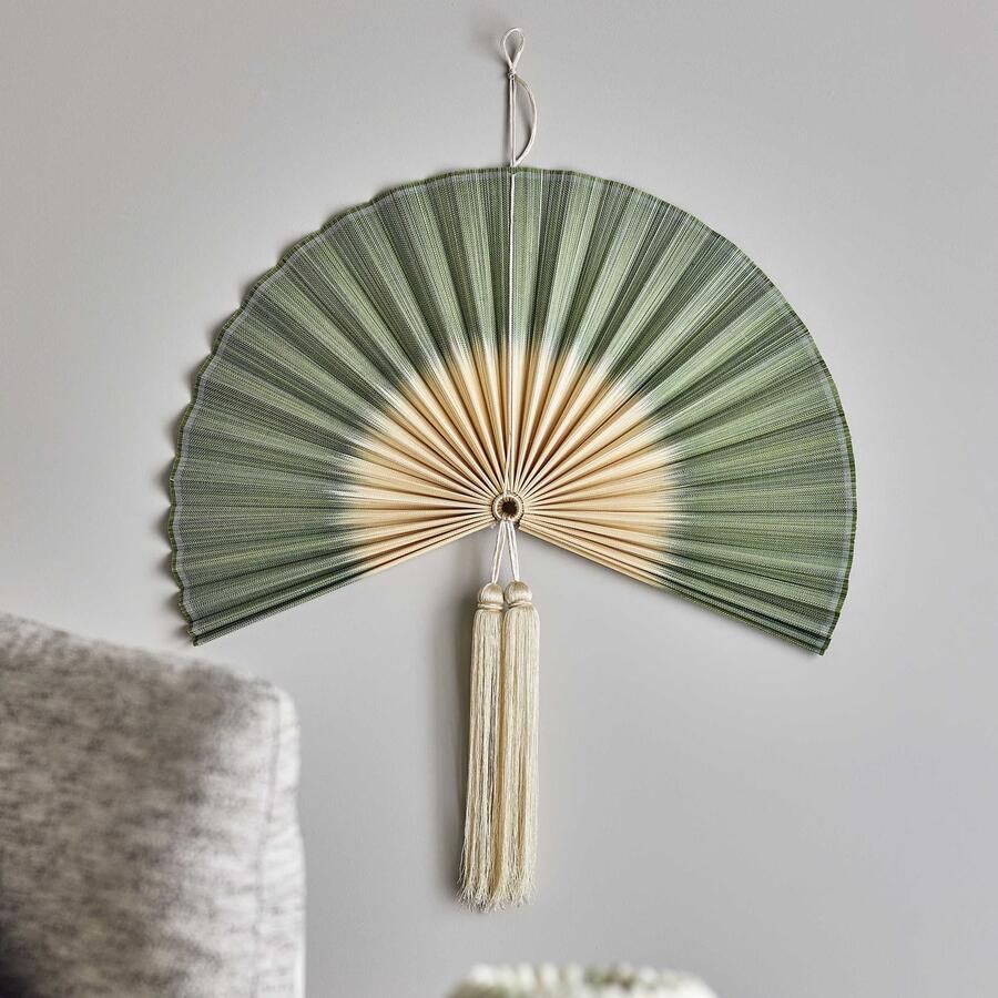 Bloomingville Wanddecoratie Jaime Bamboe Groen