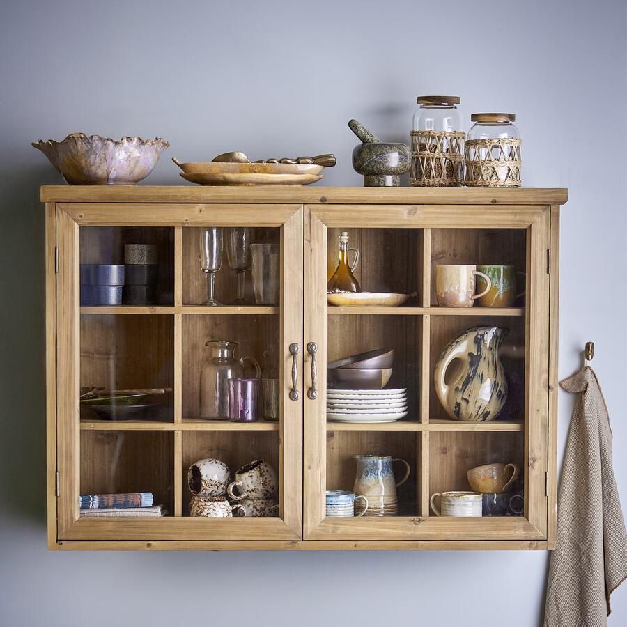 Bloomingville Wandkast Ruthie Grenen 110cm Naturel