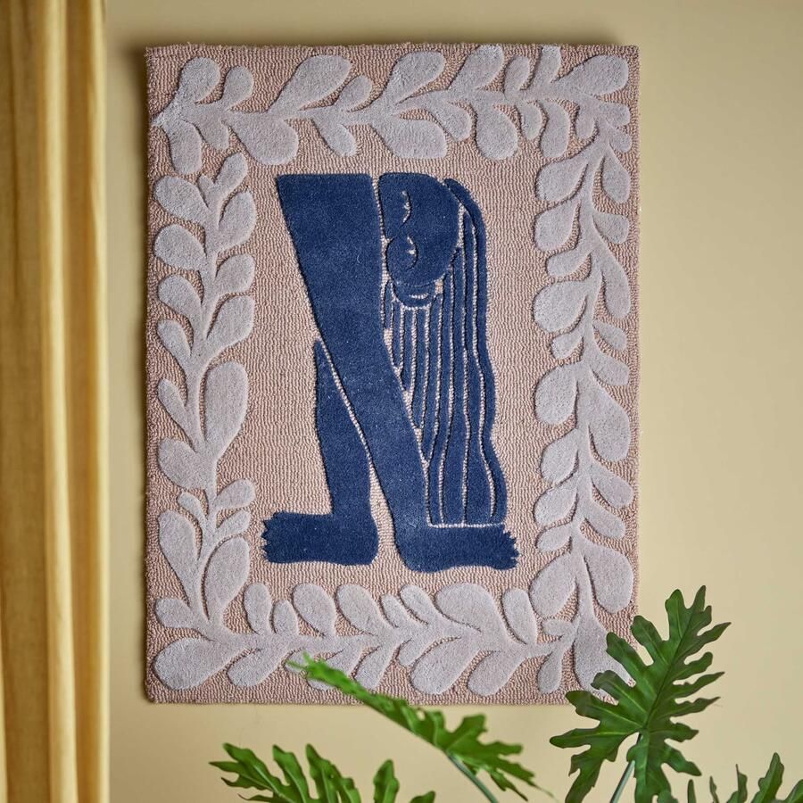 Bloomingville Wandkleed Atle Wol 93 x 70cm Meerkleurig