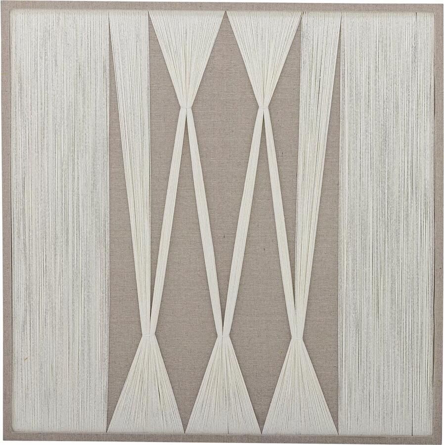 Bloomingville Wandpaneel Didder Katoen 80 x 80cm Naturel
