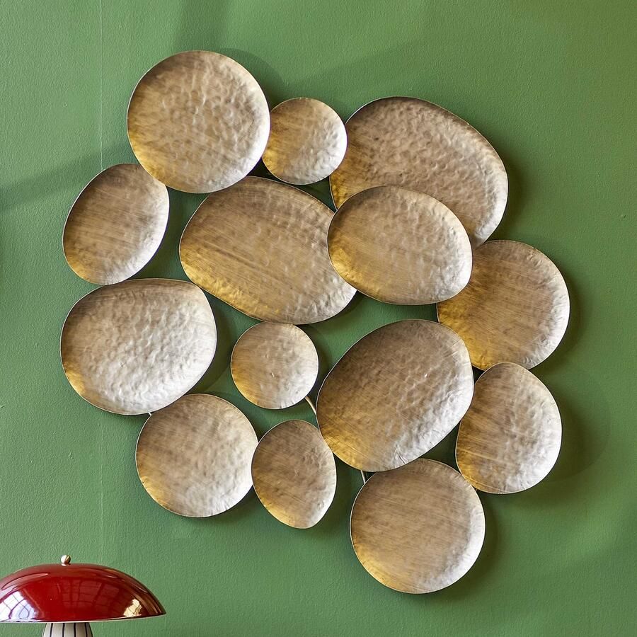 Bloomingville Wandpaneel Raynee Brass 77 x 85cm Messing