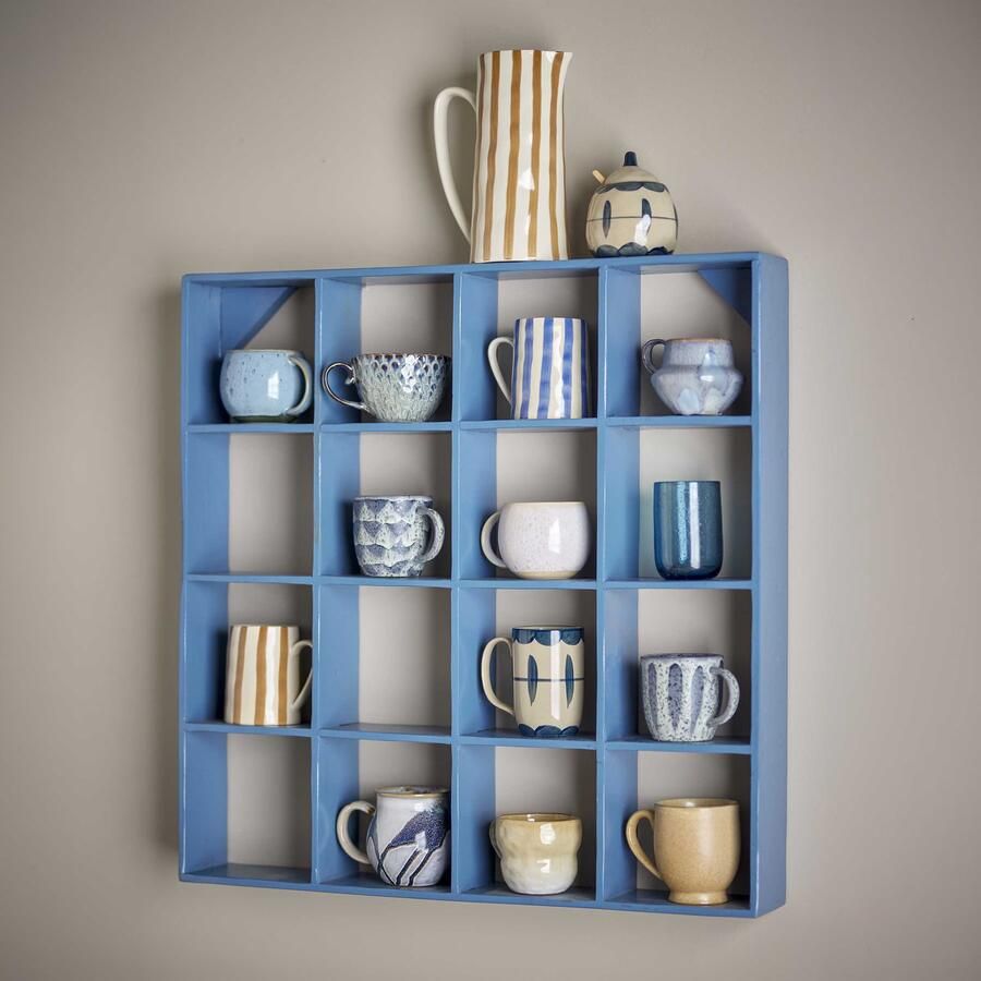 Bloomingville Wandrek Bekka 70 x 70cm Blauw