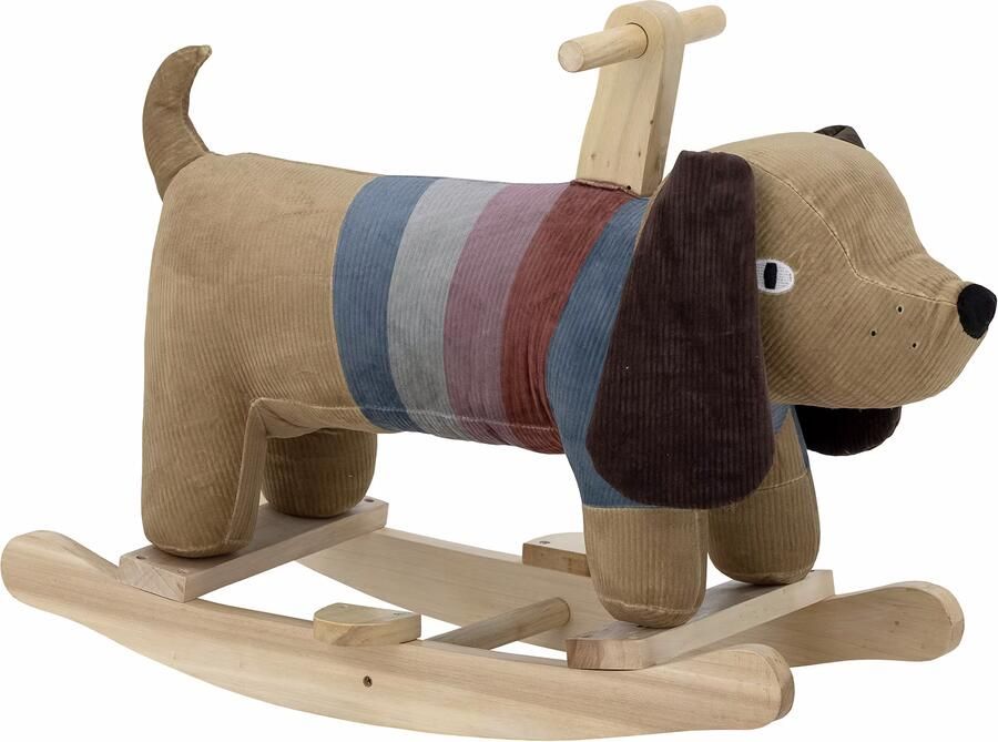 Bloomingville MINI Hobbelpaard Charlie Hond Meerkleurig