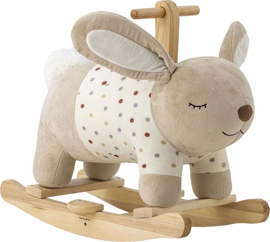 Bloomingville MINI Hobbelpaard Villja Konijn Meerkleurig