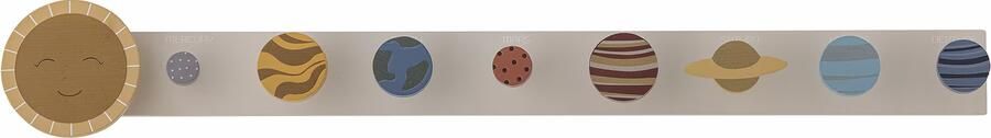 Bloomingville MINI Kapstok Space Met 9 haken Meerkleurig