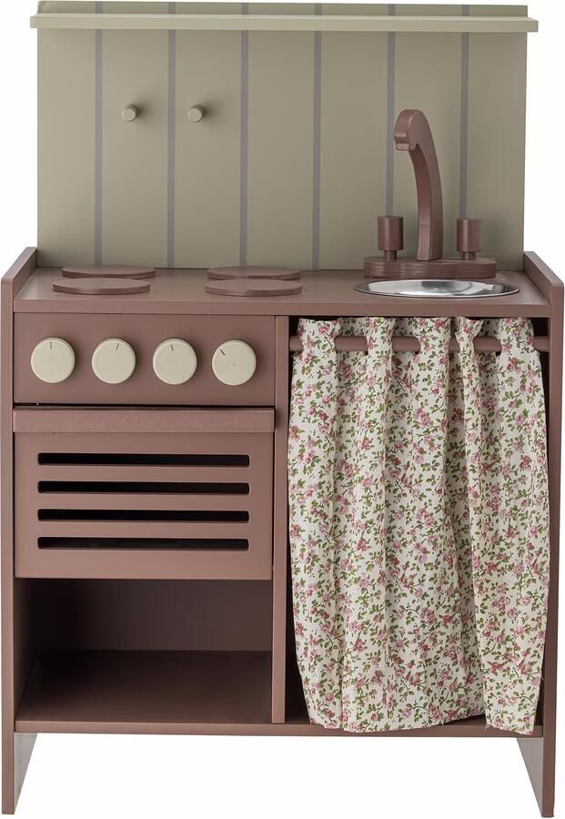 Bloomingville mini Pippi Speelkeuken | keuken speelkeuken speelplezier lotushout kleine kok aan tafel bakken koken prachtig natuurlijke kleuren meisje jongen babyshower kraamcadeau