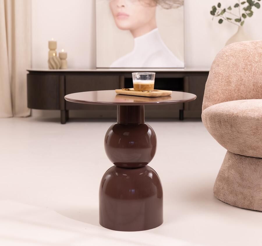 Livingfurn | Bijzettafel Brix Wes Rust | Woonkamertafels | Bijzettafel