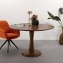 Brix Bruine Eetkamertafel Vivian 120cm Moderne Eettafel van Mangohout - Thumbnail 2