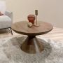 Brix Ronde Salontafel Baltho Mangohout 80cm Bruin - Thumbnail 2