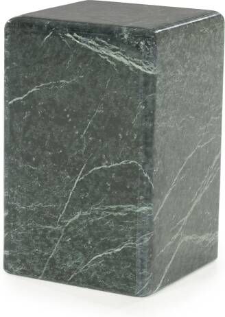 By-Boo Bijzettafel Dice Marmer 30 x 30cm Groen