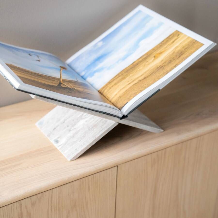 By-Boo Boekenstandaard Tsun Marmer Beige