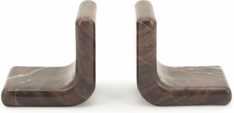 By-Boo Boekenstandaard Rosso Marmer Rood