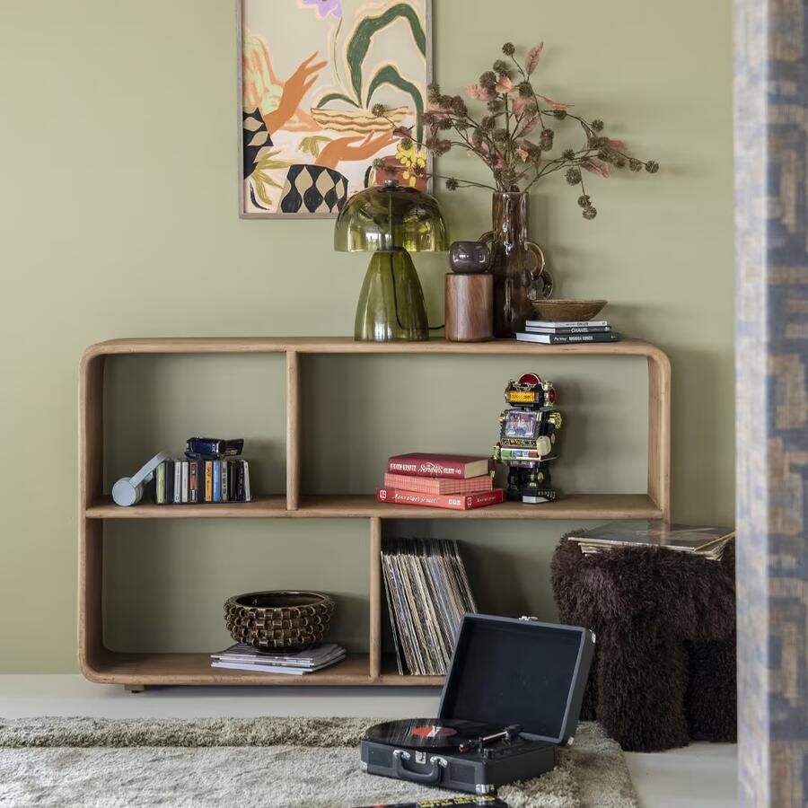 By-Boo Dressoir Rigato Mangohout 150cm Bruin