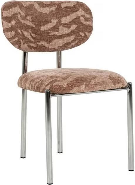 By-Boo Eetkamerstoel Saint Germain Geweven stof Taupe