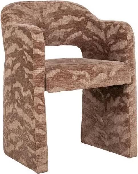 By-Boo Eetkamerstoel Salon Geweven stof Taupe