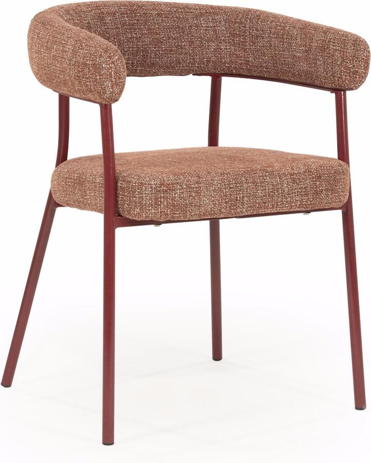 By-Boo Eetkamerstoel Yovi Burgundy