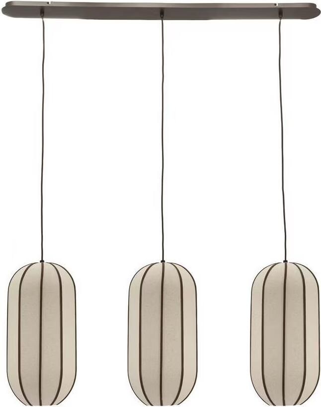 By-Boo Hanglamp Cluster 3-lamps Linnen Natuurlijk