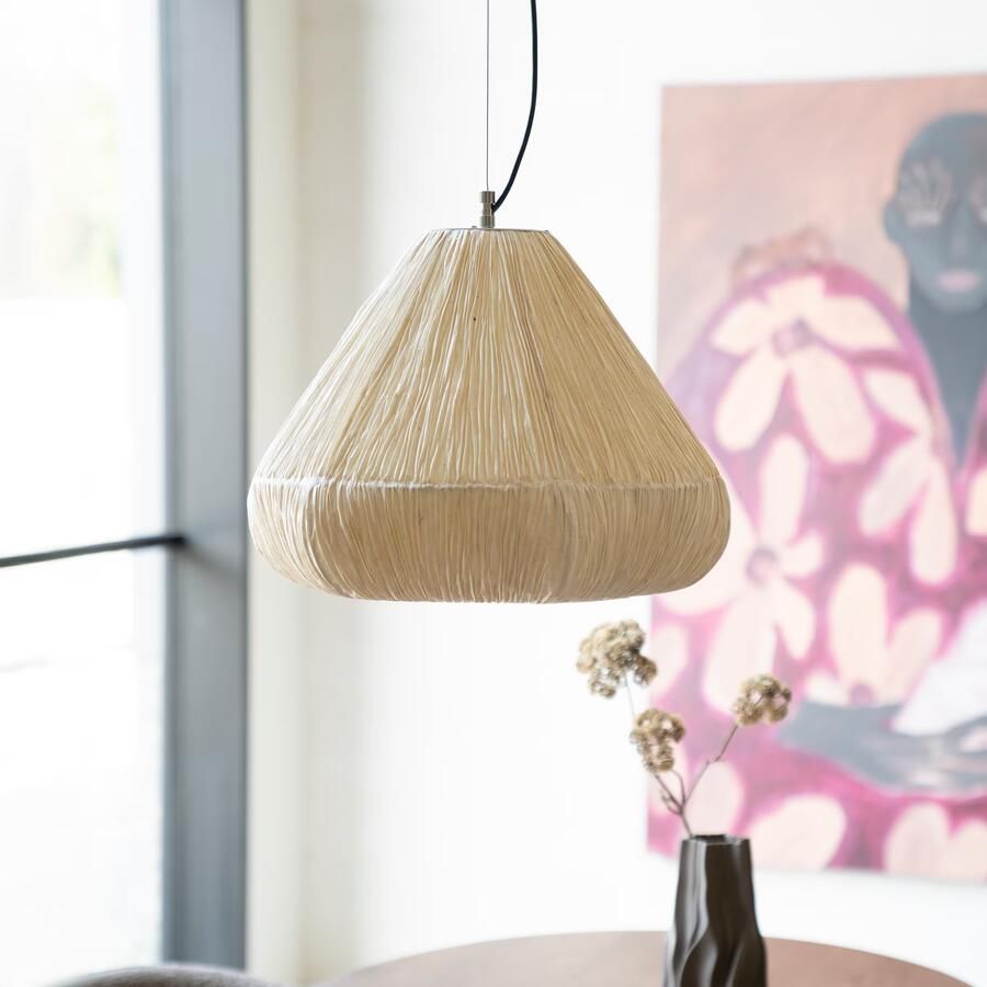 By-Boo Hanglamp Lokta Handgeschept papier 49cm Natuurlijk