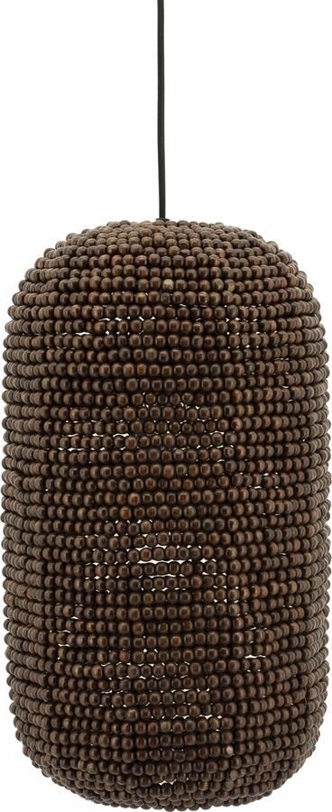 By-Boo Hanglamp Shanga Houten kralen 24cm Bruin