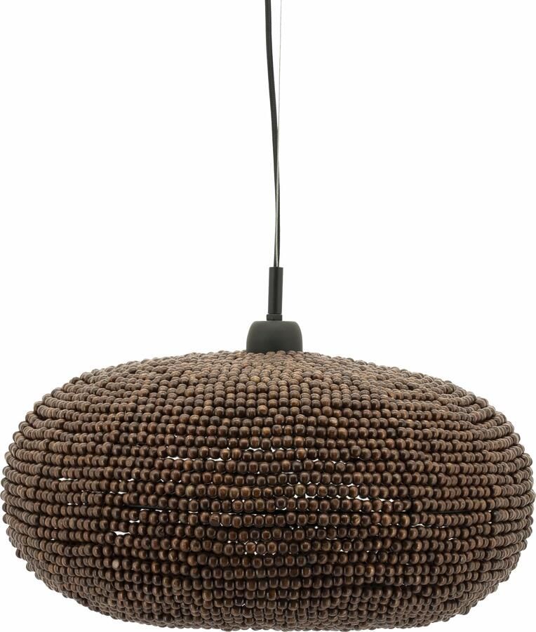 By-Boo Hanglamp Shanga Houten kralen 46cm Bruin