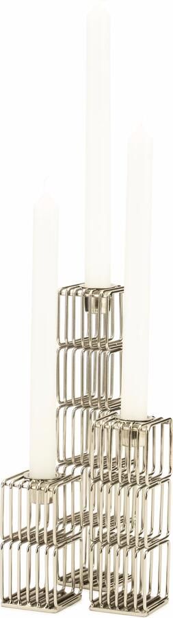 By-Boo Kaarshouder WireWorks Set van 3 stuks Silver