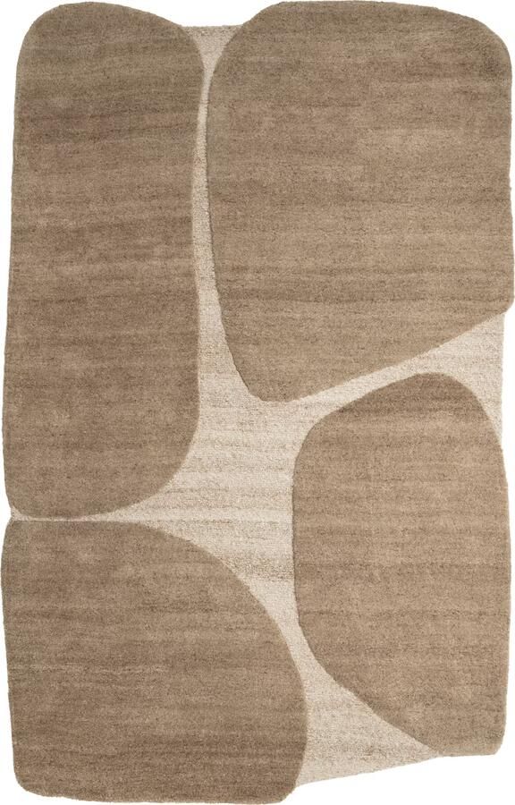 By-Boo Organisch Vloerkleed Iwa 190 x 290cm Bruin