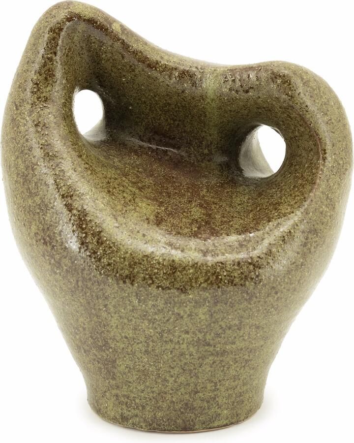 By-Boo Ornament Mendi Aardewerk 27cm hoog Groen