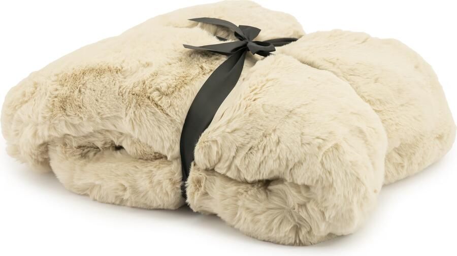 By-Boo Plaid Mosa 170 x 140cm Beige