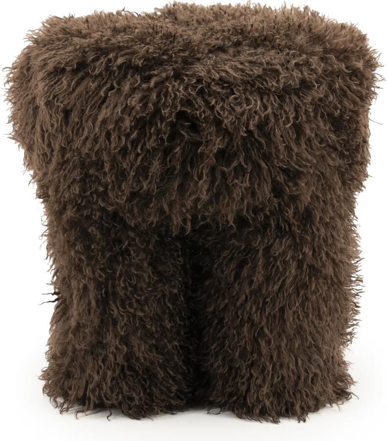 By-Boo Poef Doodly Donkerbruin