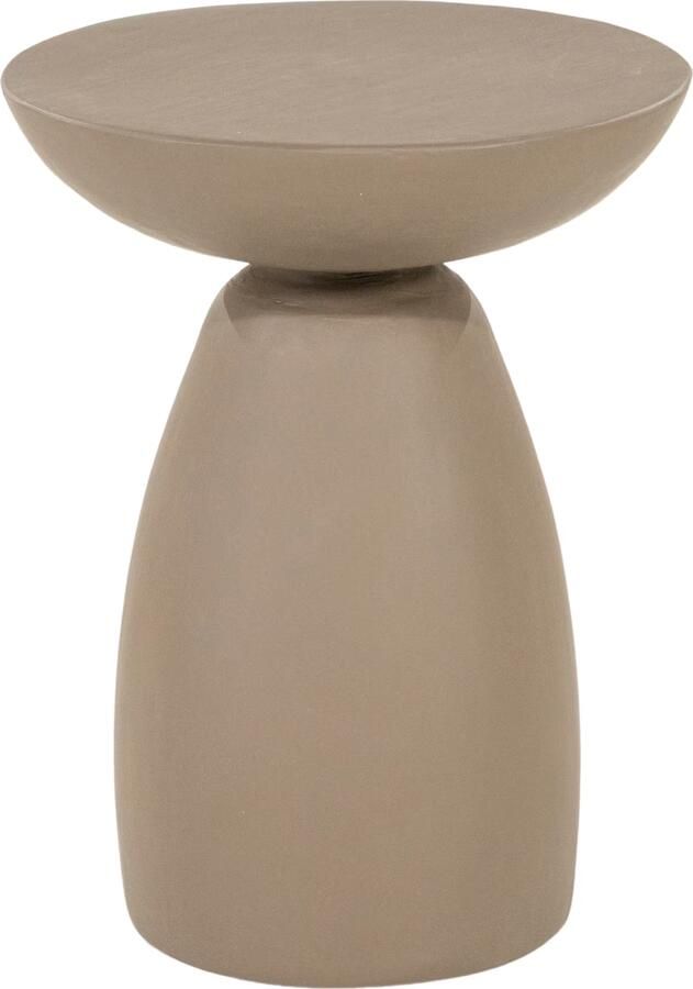 By-Boo Ronde Bijzettafel Canto 35cm Donkerbruin