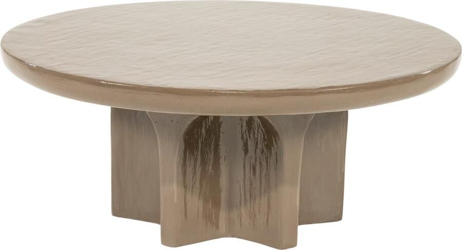 By-Boo Ronde Salontafel Circolo 80cm Donkerbruin