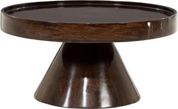 By-Boo Ronde Salontafel Eclat Mangohout 70cm Bruin