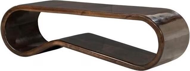 By-Boo Salontafel Glossia Mangohout 120 x 40cm Bruin Organisch