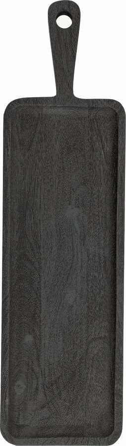 By-Boo Serveerplank Plancha Mangohout 60cm Zwart