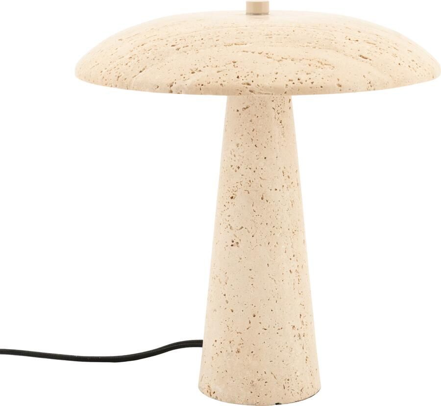 By-Boo Tafellamp Trave Travertin 31cm Beige