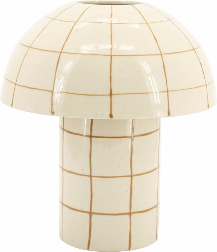 By-Boo Tafellamp Trazo Keramiek Beige