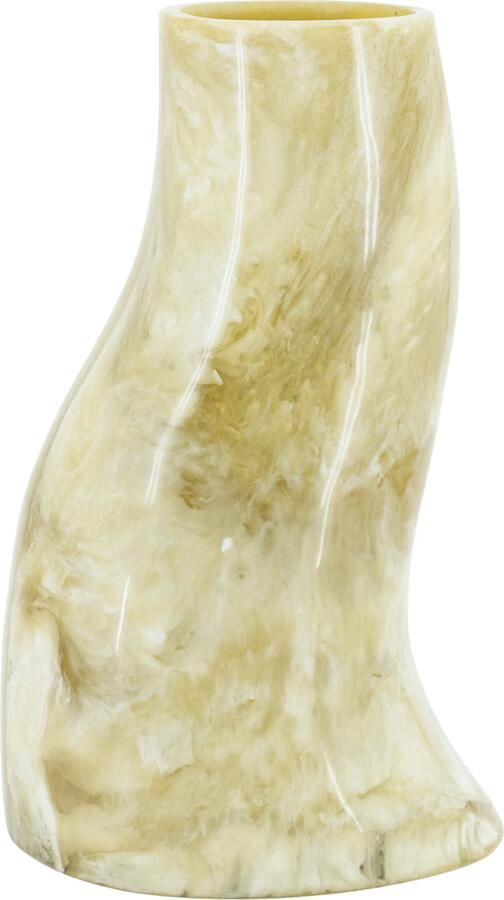 By-Boo Vaas Stonea Marmerlook 34cm Groen